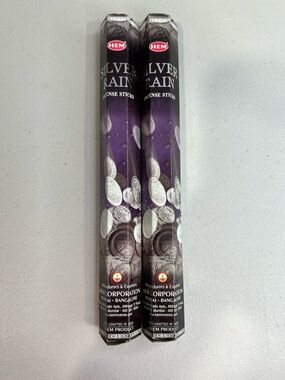 Hem Silver Rain Incense Sticks - Purple and Silver Pack